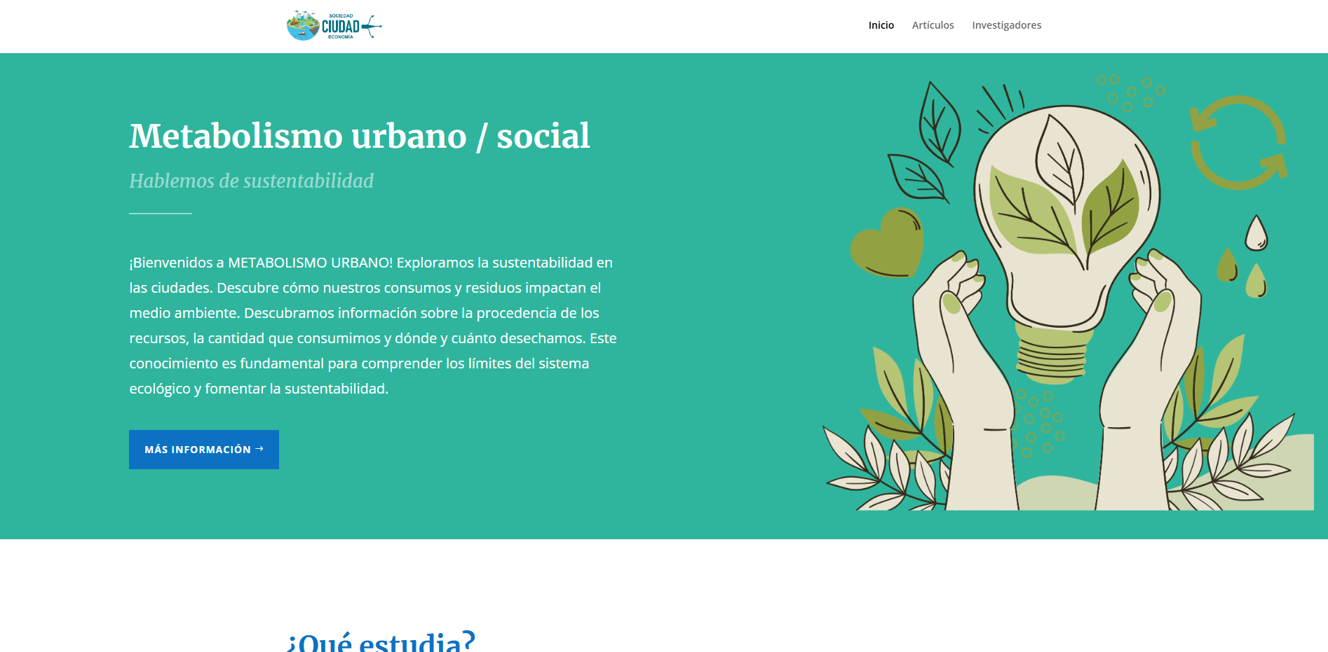 Proyecto METABOLISMO URBANO